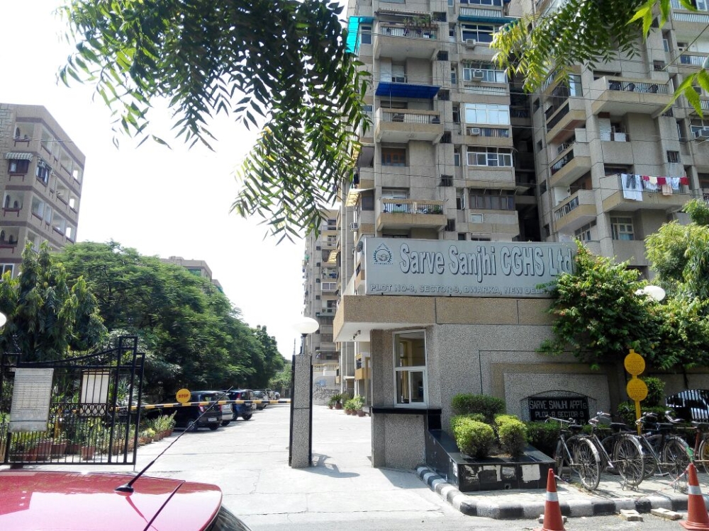 3 bhk flat for sale in Serv Sanjhi apartment sector 9 Dwarka Delhi